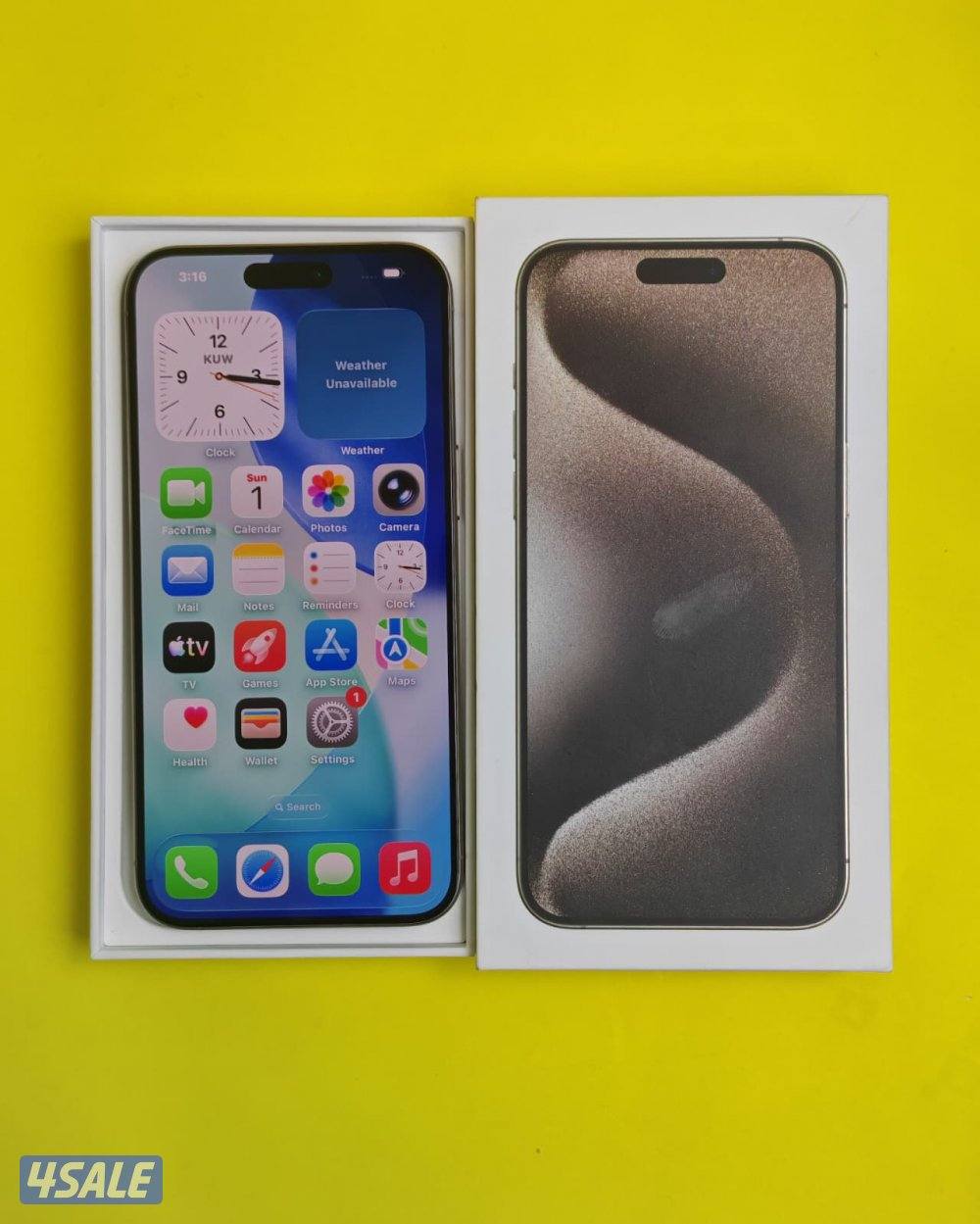 iPhone 15 Pro Max 256GB Natural Titanium – 86% ايفون 15 برو ماكس7