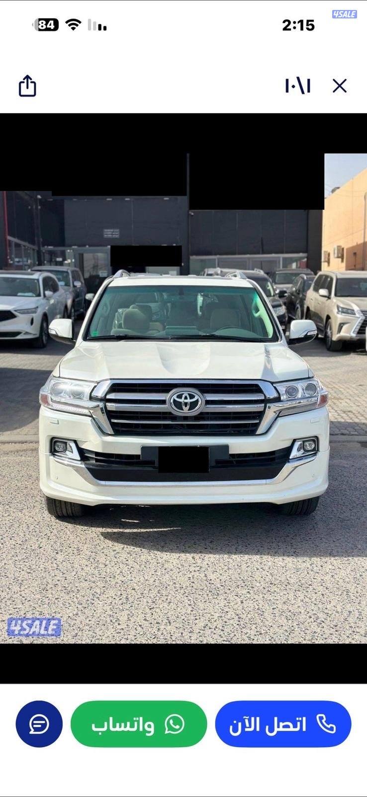للبيع جيب تيوتا لاند كروزر7