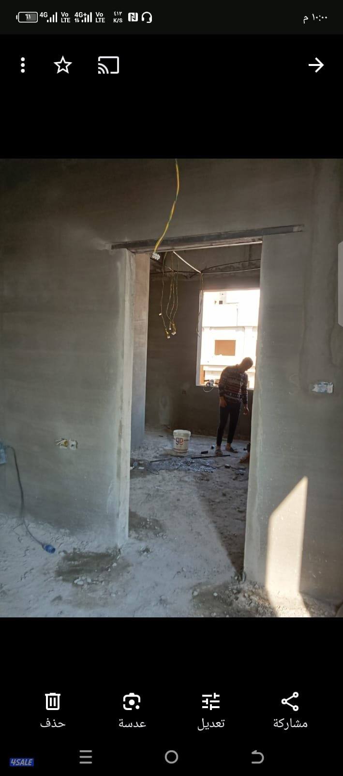 قص خرسانة بالليزر وعمل فتحات الكور دائرة6