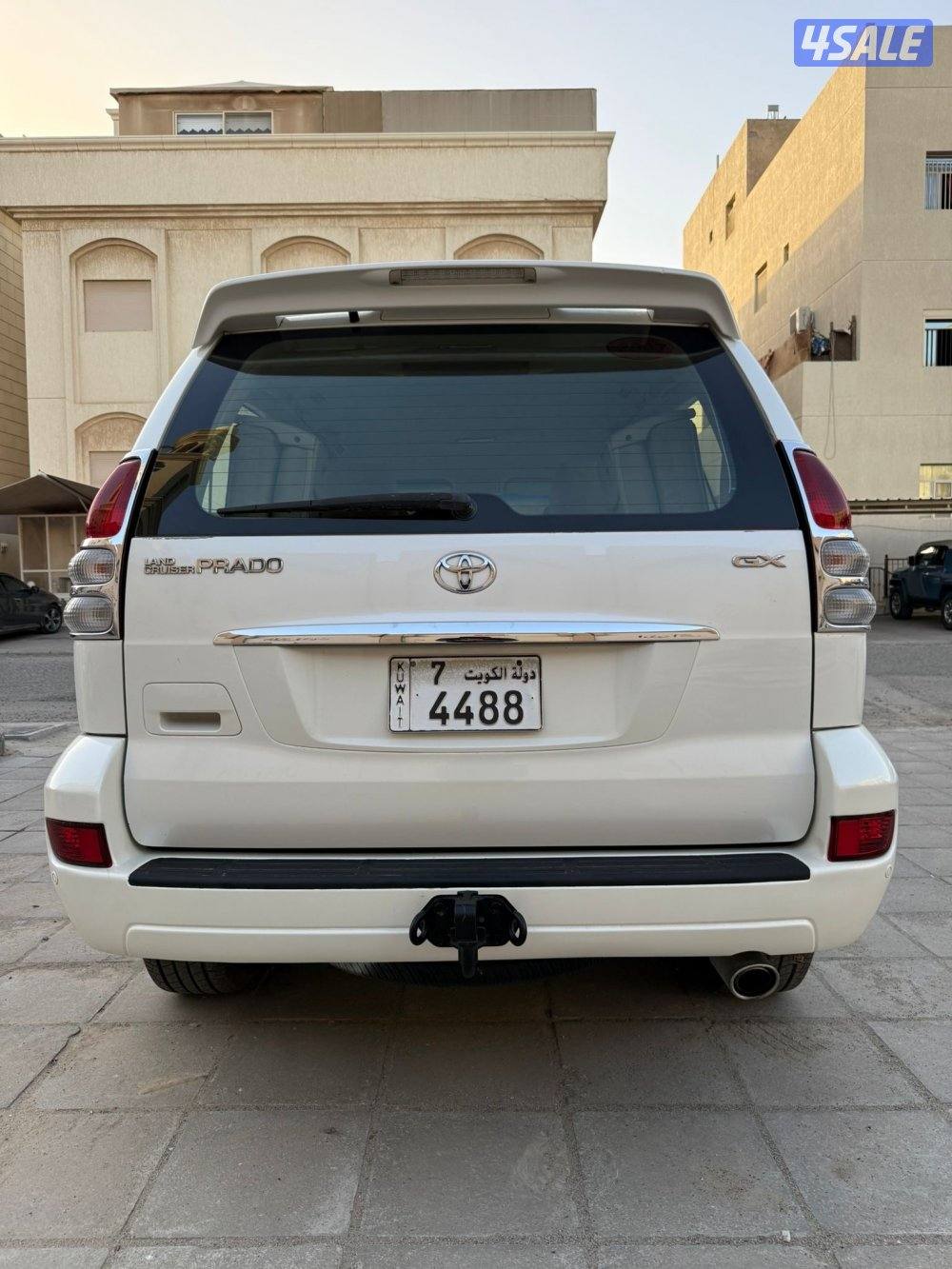 برادو 2007 صبغ وكاله عدا قطعتين تجميلي 4 سلندر3