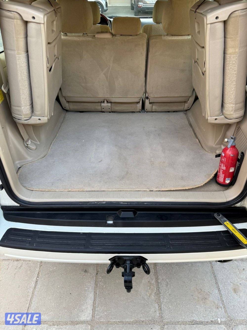 برادو 2007 صبغ وكاله عدا قطعتين تجميلي 4 سلندر4