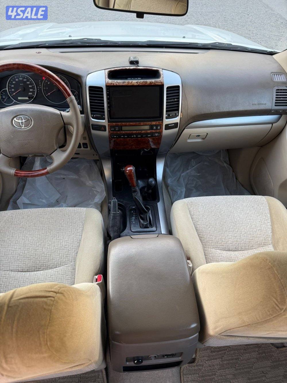 برادو 2007 صبغ وكاله عدا قطعتين تجميلي 4 سلندر5