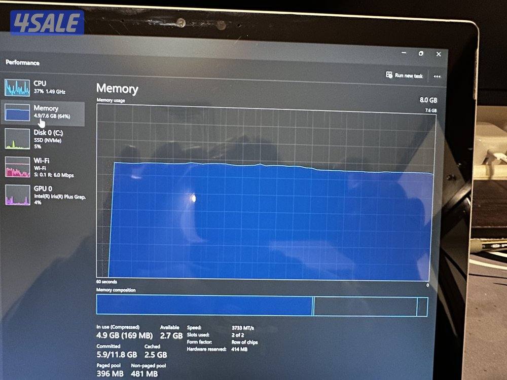 Surface Pro 7 128gb + bluetooth keyboard5