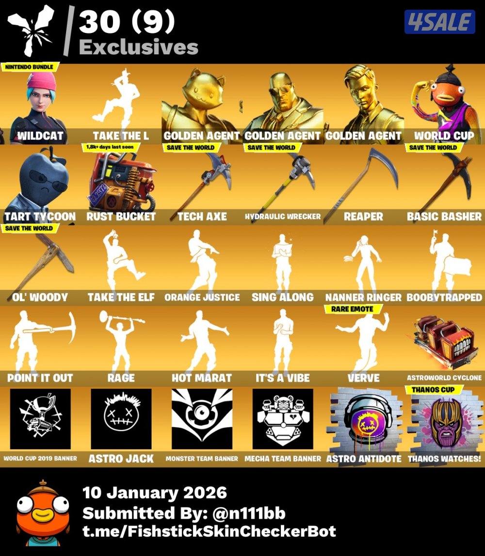 حساب فورت وايد كات تفاصيل كامله تواصل معي ب بخاص و أرسلها لك2