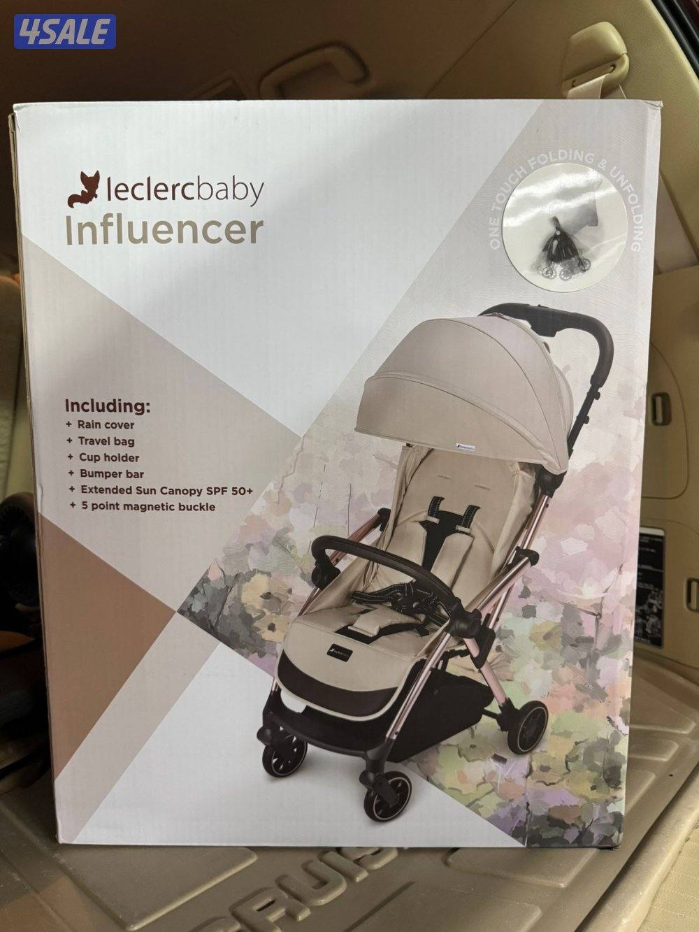 Leclerc influencer baby stroller0