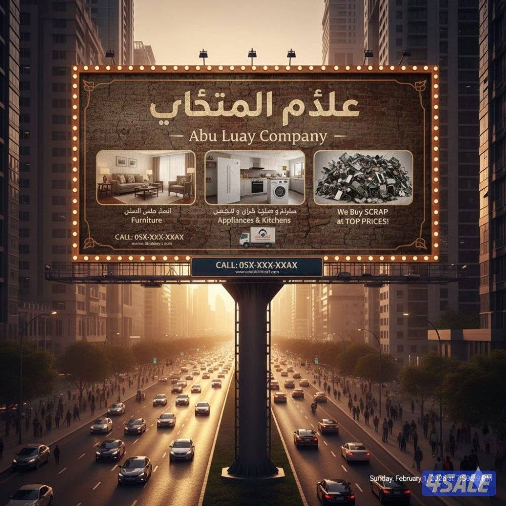 نشتري الاثاث المستعمل والجديد والأدوات الكهربائية والمطابخ والسكراب0