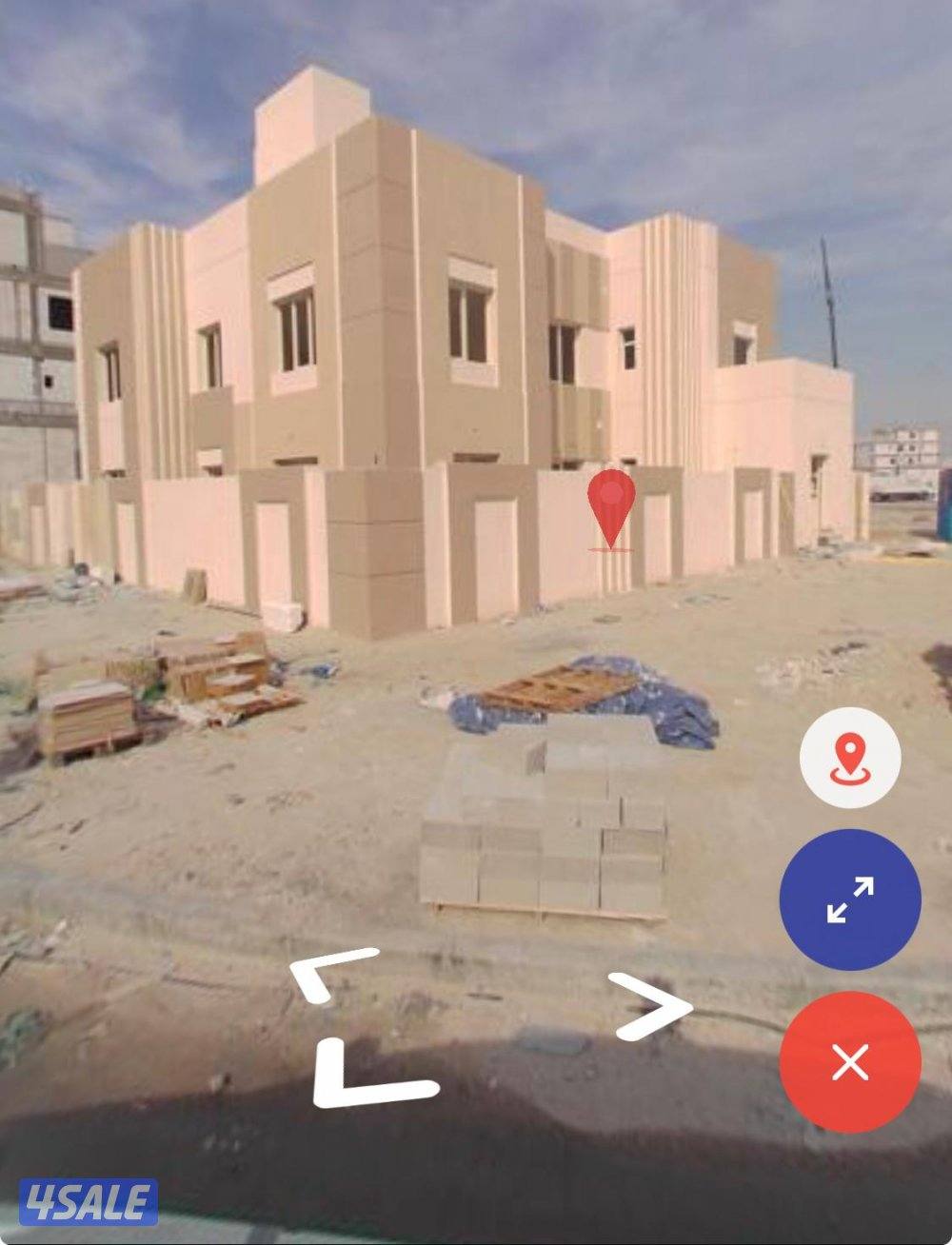 قسيمه للايجار في جنوب عبدالله المبارك موقع مميز0