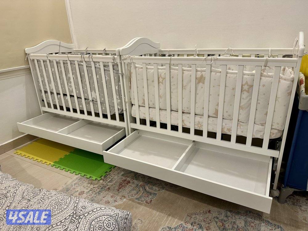 سريرين اطفال خشب ماليزي ماركة فاذر3