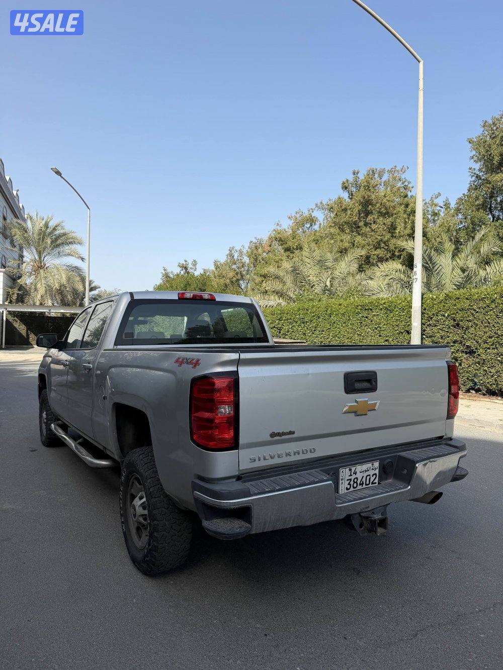 سلفرادو HD دبل قير موديل 2016 شرط الفحص ماعدا ثلاث قطع4