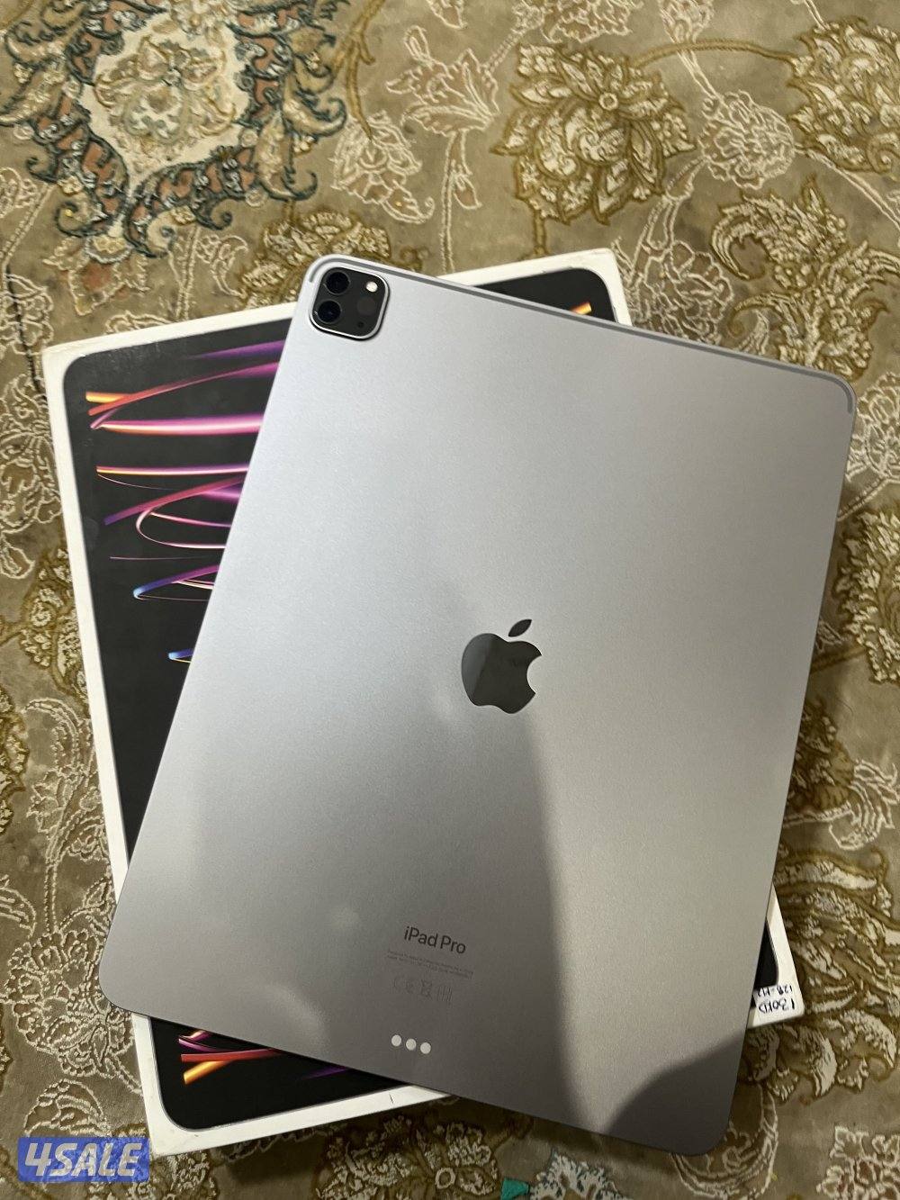 ايباد ابرو 12.9 الجيل السادس m2قيقا128نضيل كامل اغراض0