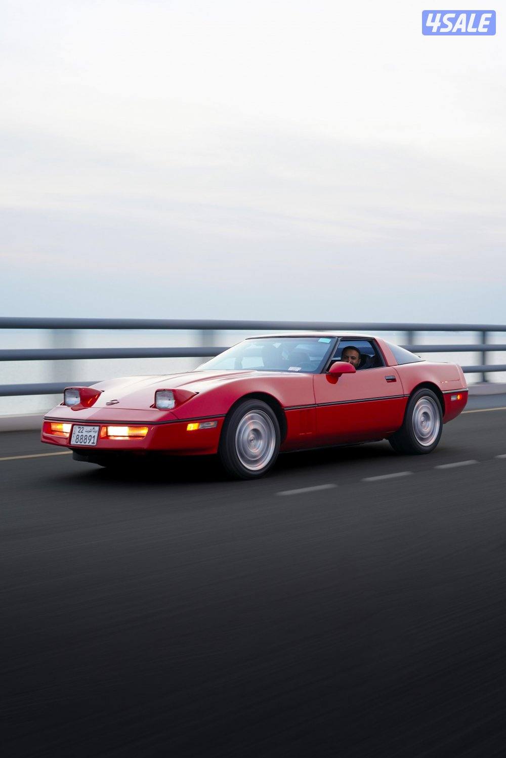 للبيع كورفيت c4 موديل 1990 وأرد أمريكا صبغ وكالة شاصي جيد1