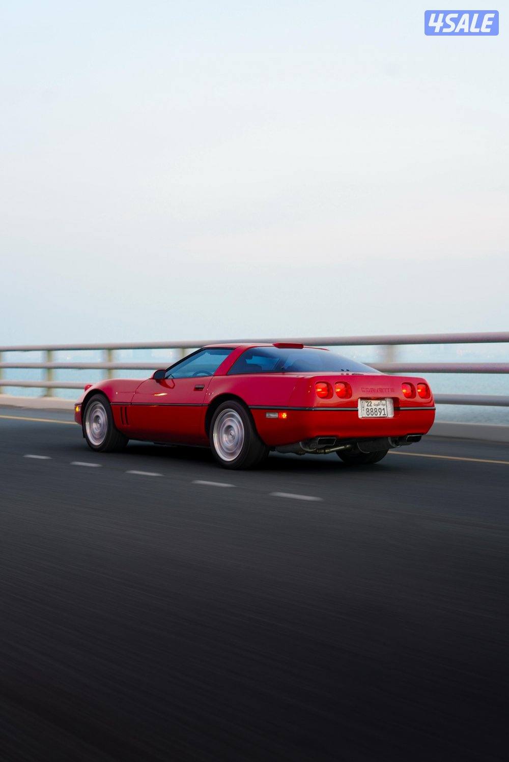 للبيع كورفيت c4 موديل 1990 وأرد أمريكا صبغ وكالة شاصي جيد4