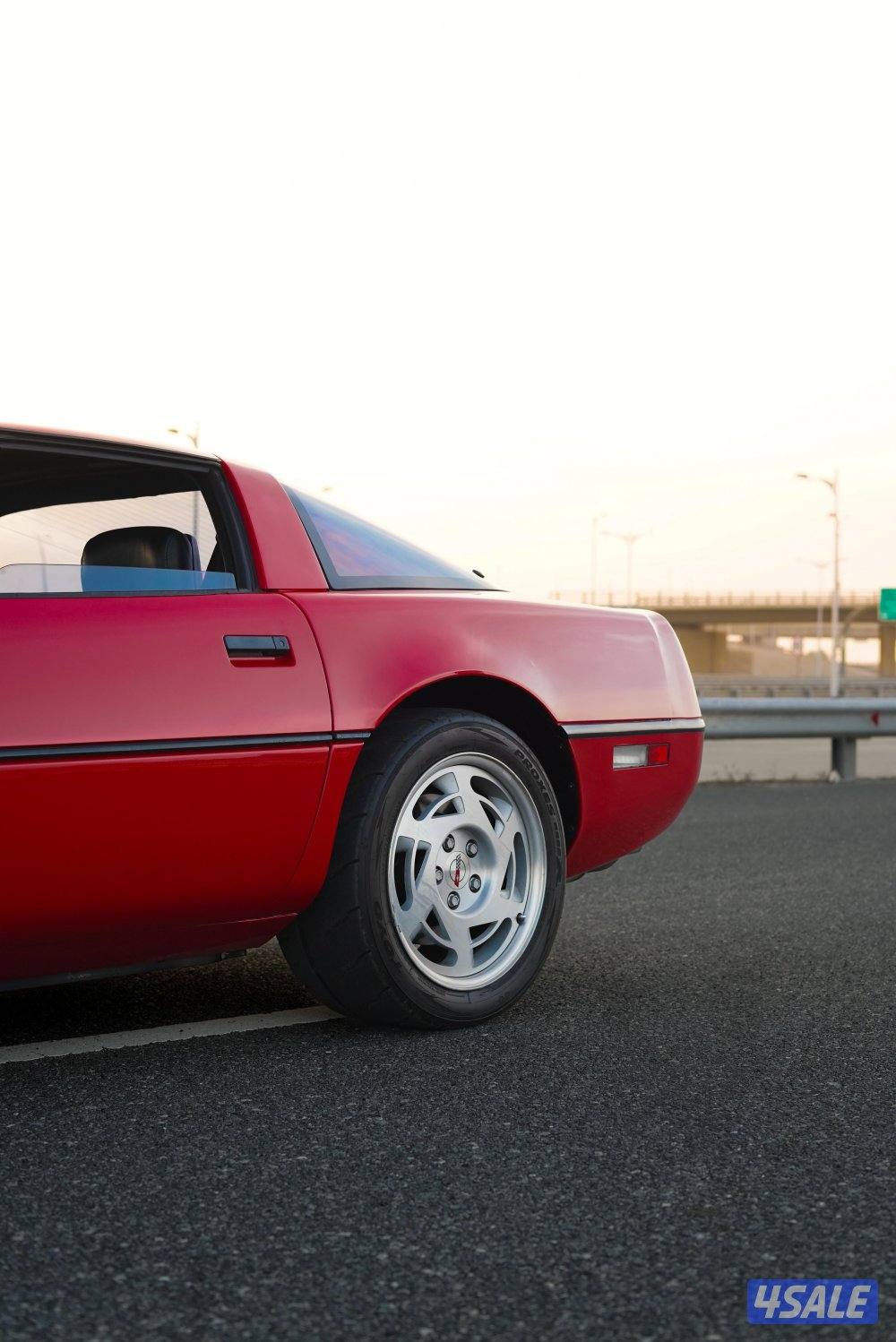 للبيع كورفيت c4 موديل 1990 وأرد أمريكا صبغ وكالة شاصي جيد6