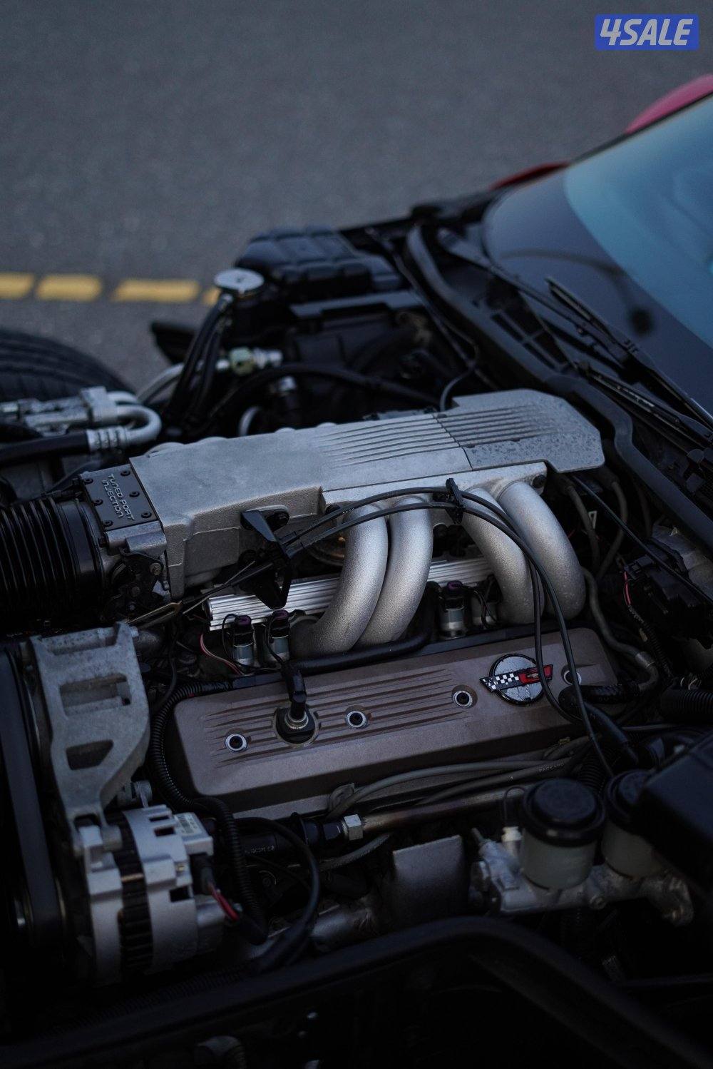 للبيع كورفيت c4 موديل 1990 وأرد أمريكا صبغ وكالة شاصي جيد12