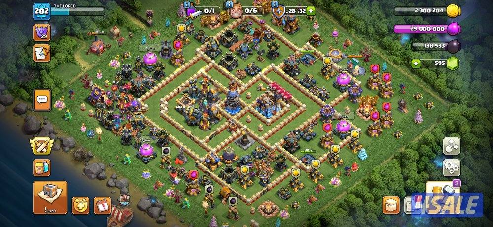 قرية ماكس تاون 17 شبه ماكس تاون 18 كلاش اوف كلان clash of clans6