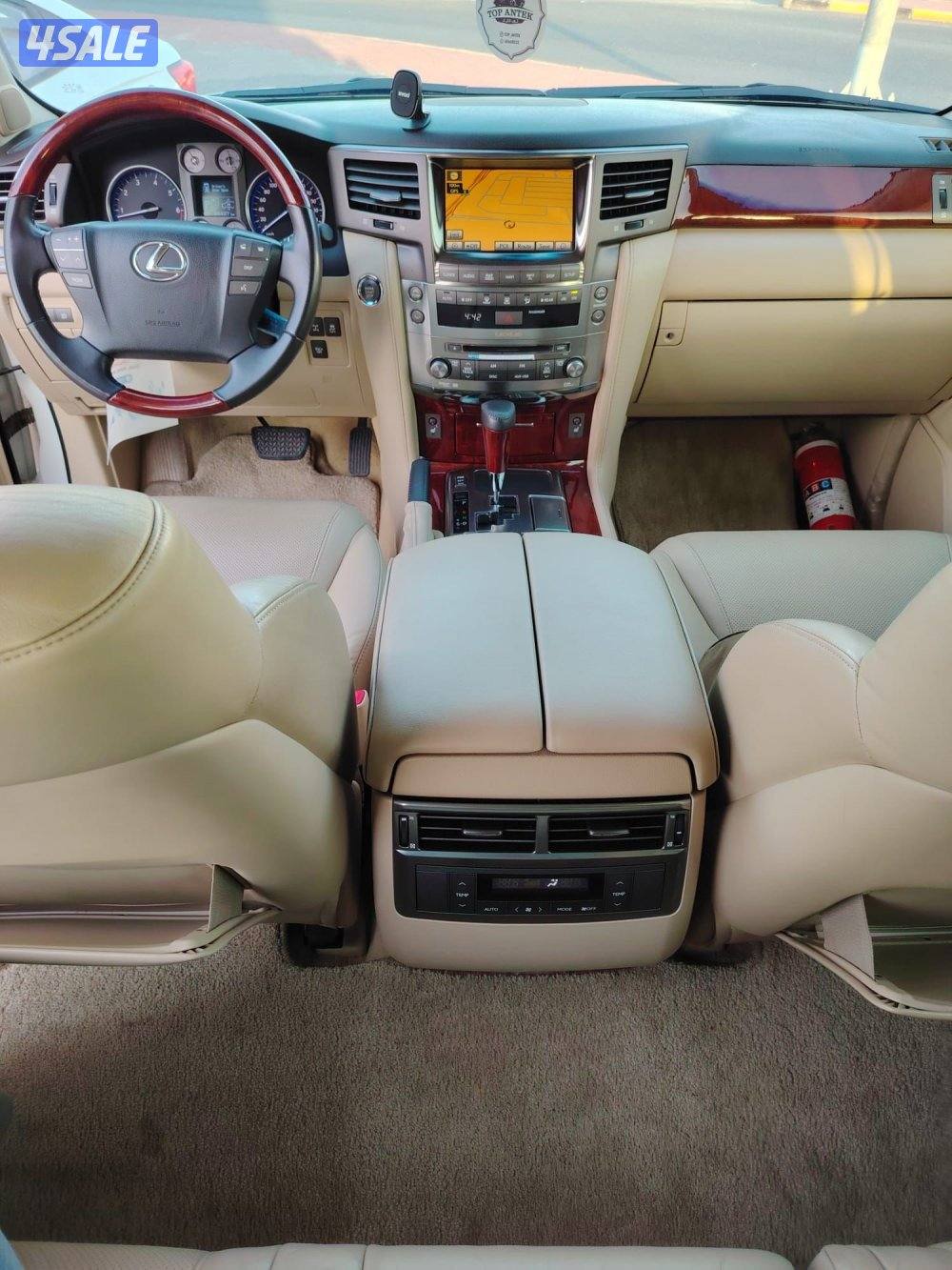 لكزس LX570 الساير 2011 درجه ثانيه مخزن بحاله نادره عداد 94 الف6