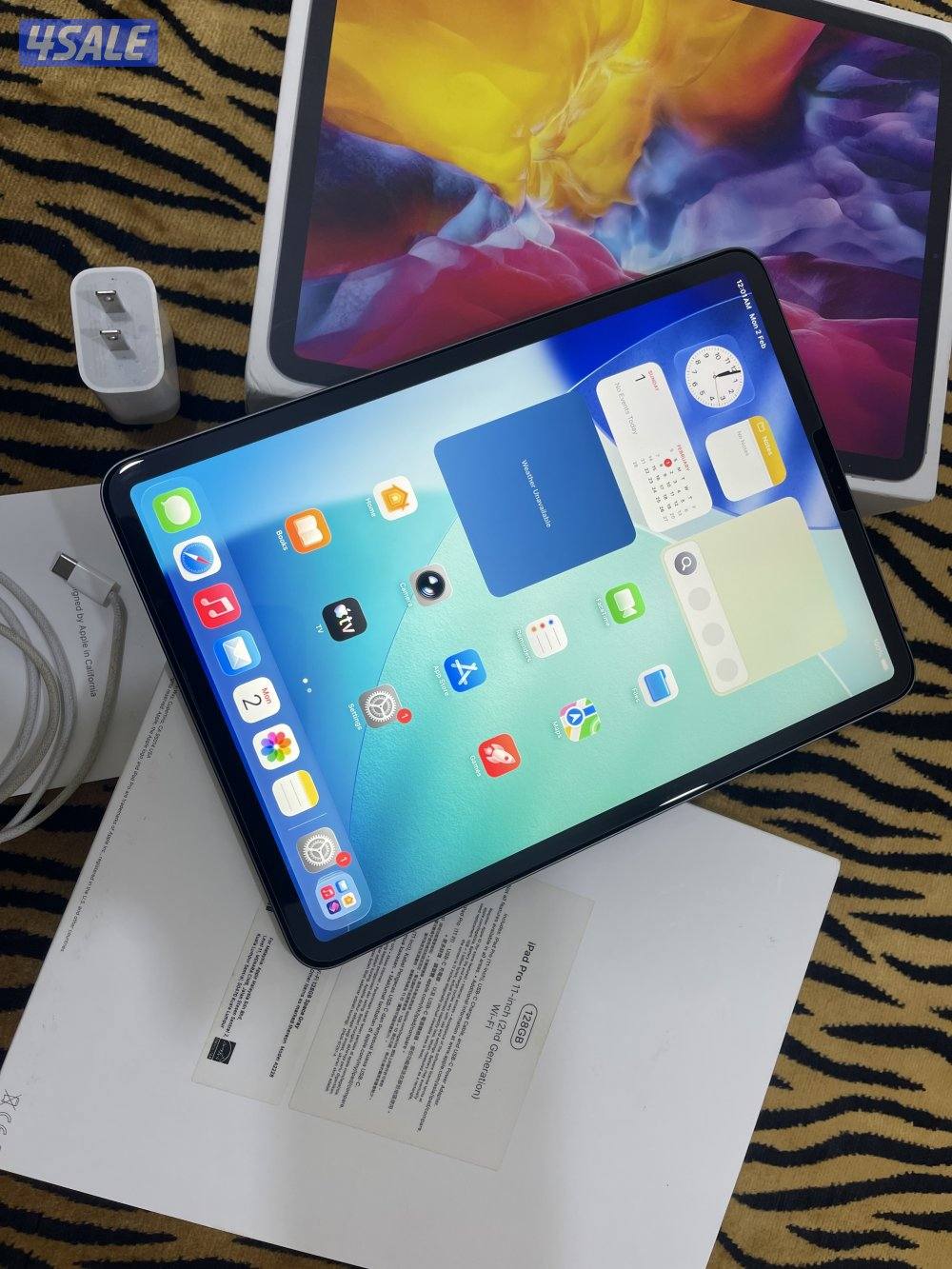 ايباد ابل برو 11 بوصة 128 قيقا موديل 2020 نظيف مو مفتوح ولا مصلح1