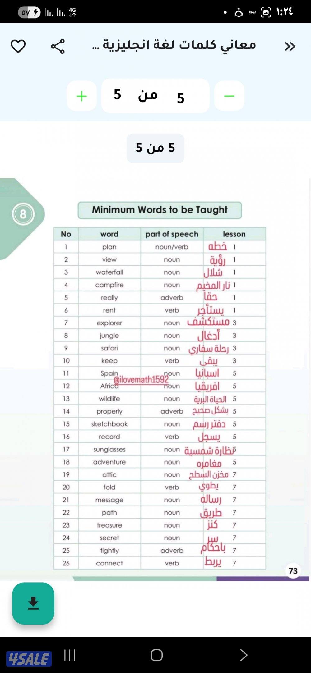 مدرس اول لغة انجليزية0