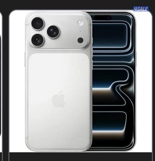 مطلووووب ايفون 17pro max 512قيقا اللون السلفر مستعمل0