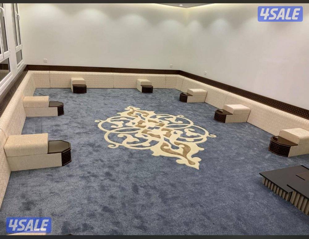 تنجيد مساند تفصال وجاهزه سجاد تركي سميك وسط خفيف ومشجر ثيل ستائر1