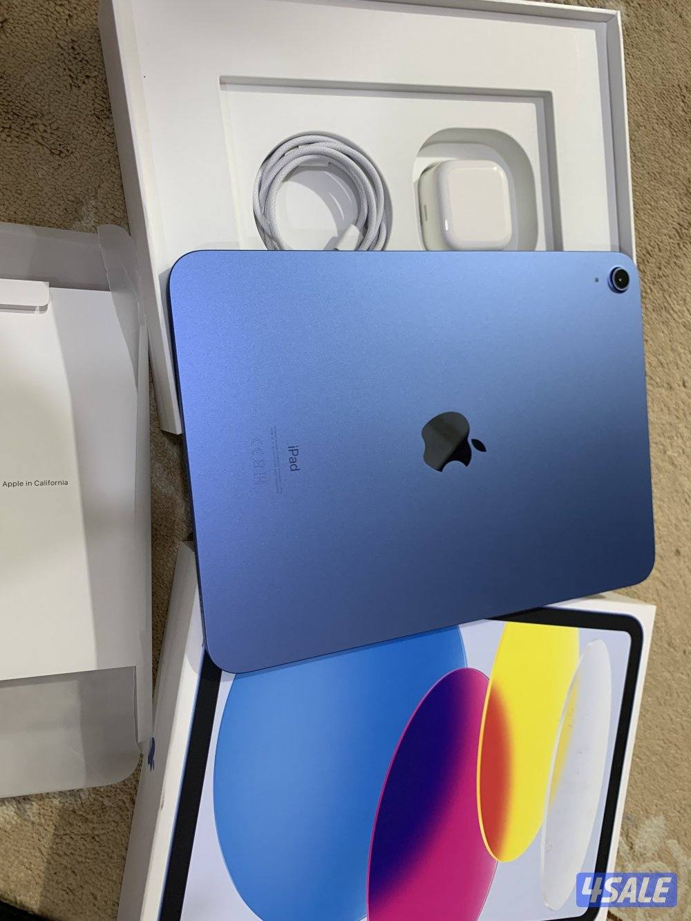 ايباد ابل 10 العاشر 64 قيقا مو مفعل بعده جديد كفالة سنة مع الاغراض1