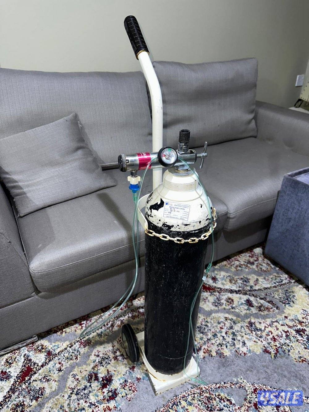 للبيع سلندر اكسجين مع المنظم0