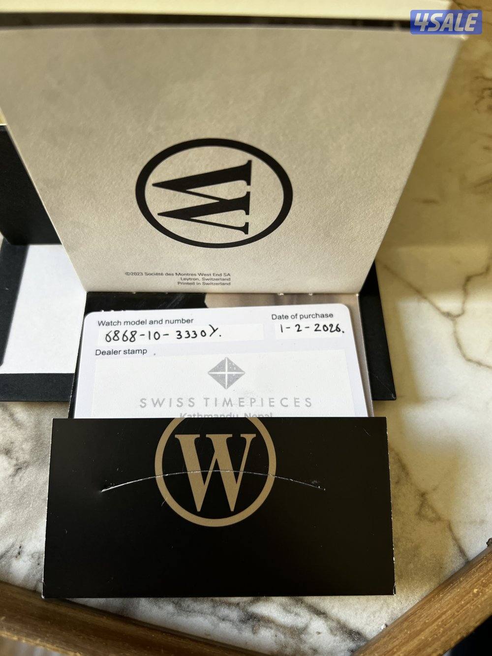 للبيع ساعه ويست اند جديده لم تستخدم WEST END2