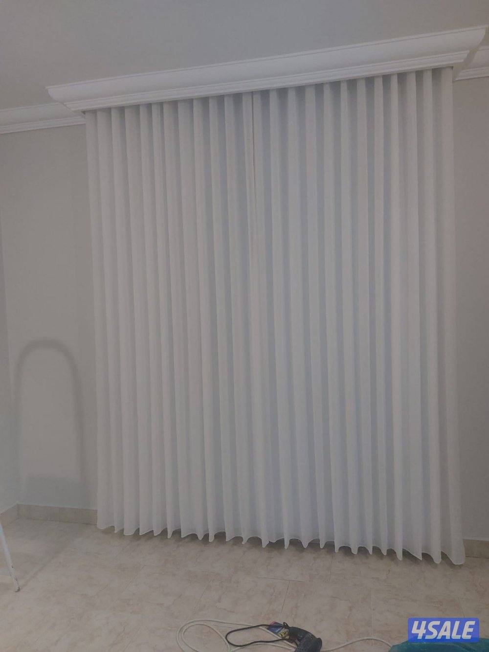 تفصال جميع الستاير ويفي ورول عازل للشمي وتعديلها وتركيبها بي اقل الاسع1