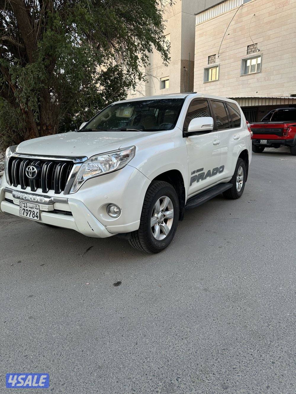 برادو 2015 كامل المواصفات شرط الفحص ماشي 280 سيرفس وكاله قطعتين صبغ0