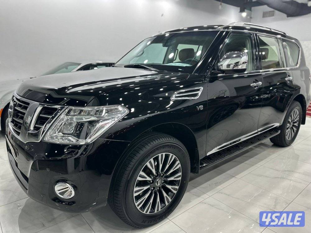 نيسان باترول بلاتنيوم موديل ٢٠١٥ وارد الوكاله حجم ٣٢٠ عداد ٢٢٠ الف كم1