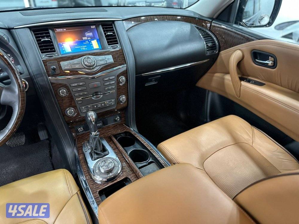 نيسان باترول بلاتنيوم موديل ٢٠١٥ وارد الوكاله حجم ٣٢٠ عداد ٢٢٠ الف كم8