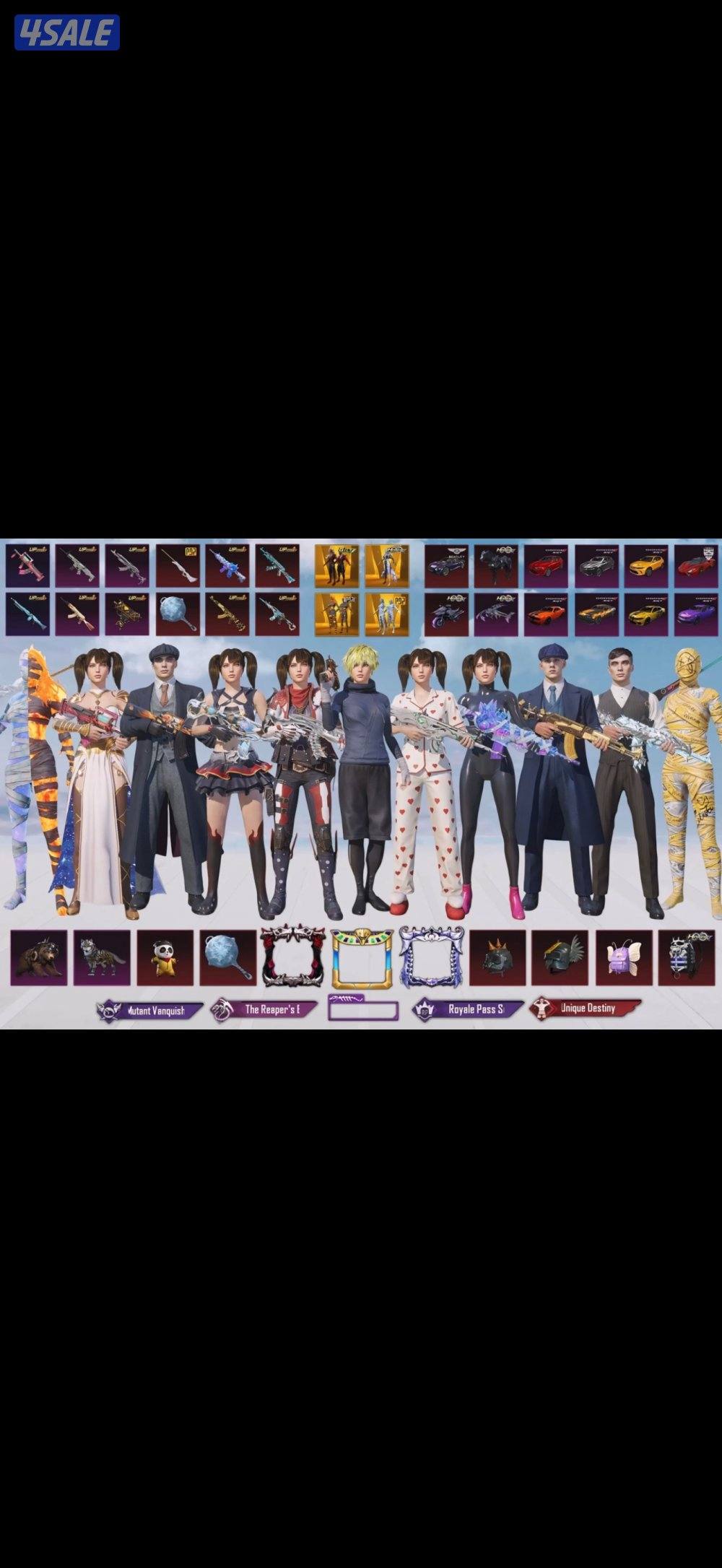 حساب ببجي للبيع0