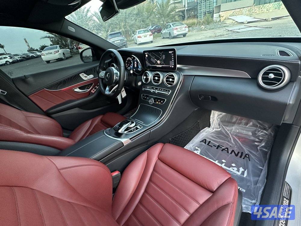 مرسيدس C200-موديل 2020-أعلي فئة بالوكالة-صبغ الوكالة-عداد 64 KM فقط9