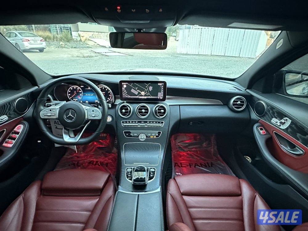 مرسيدس C200-موديل 2020-أعلي فئة بالوكالة-صبغ الوكالة-عداد 64 KM فقط11