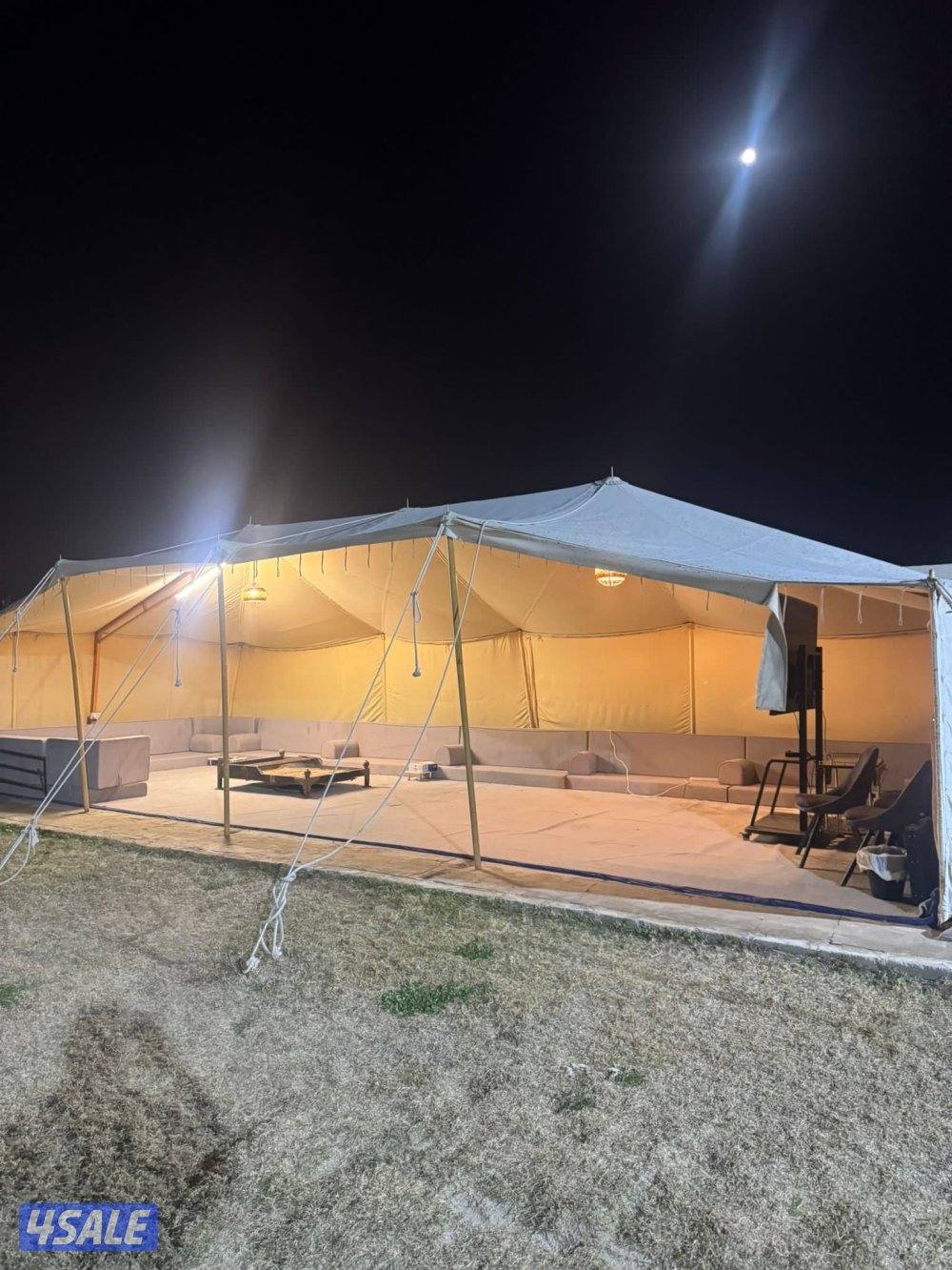 للبيع خيمه صباحيه ١١*٥0