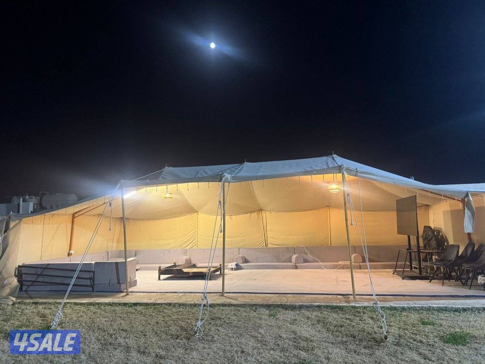للبيع خيمه صباحيه ١١*٥3