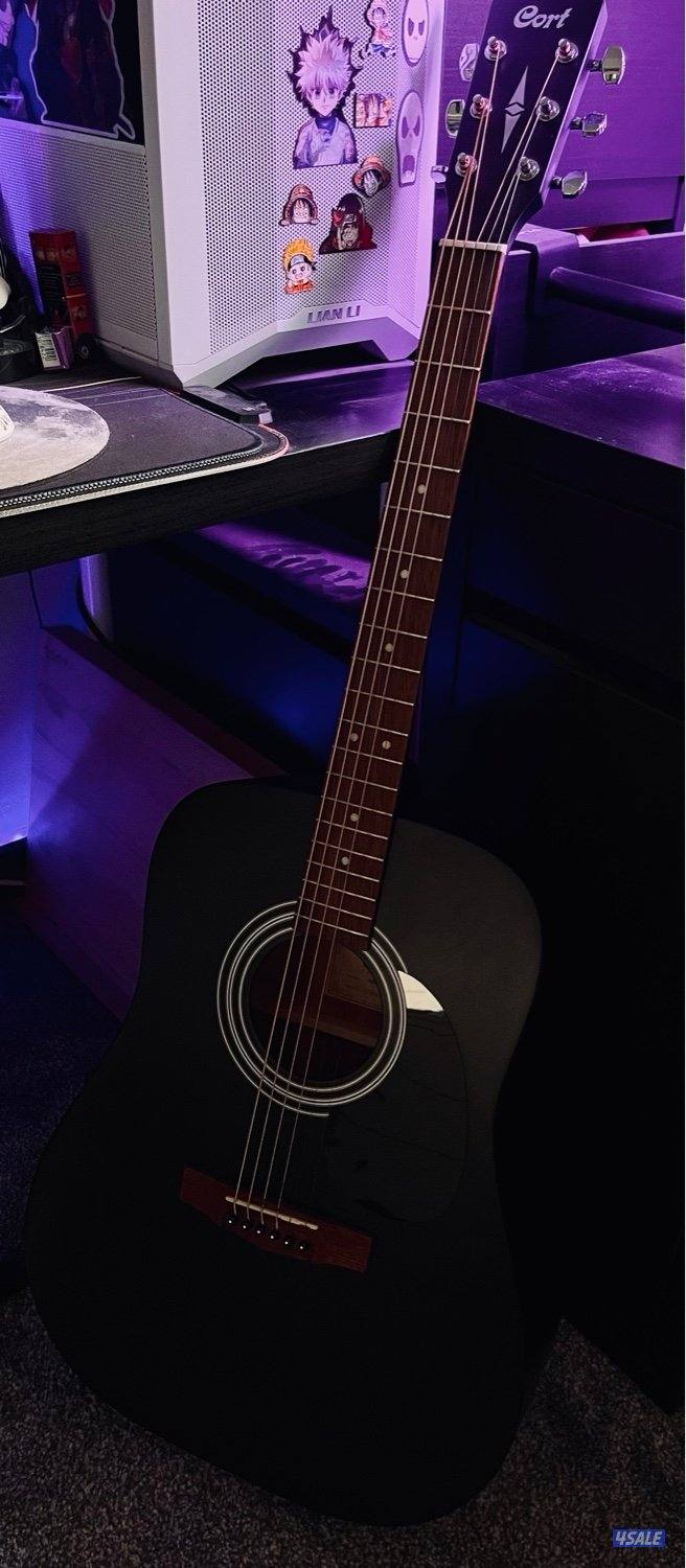 جيتار اكوستيك كورت قيتار Acoustic guitar Cort اسود black0