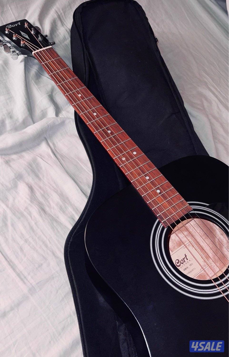 جيتار اكوستيك كورت قيتار Acoustic guitar Cort اسود black9