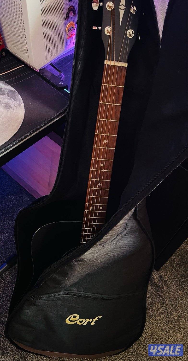 جيتار اكوستيك كورت قيتار Acoustic guitar Cort اسود black8