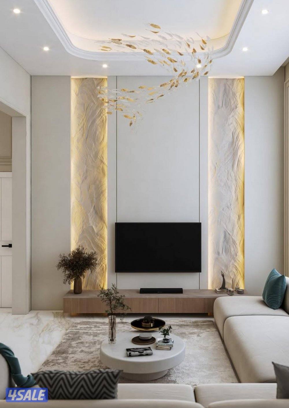 ديكورات خشب بديل شابرد تربنتين ووييجارات بديل حجر خلفيات تلفزيون درسنج3