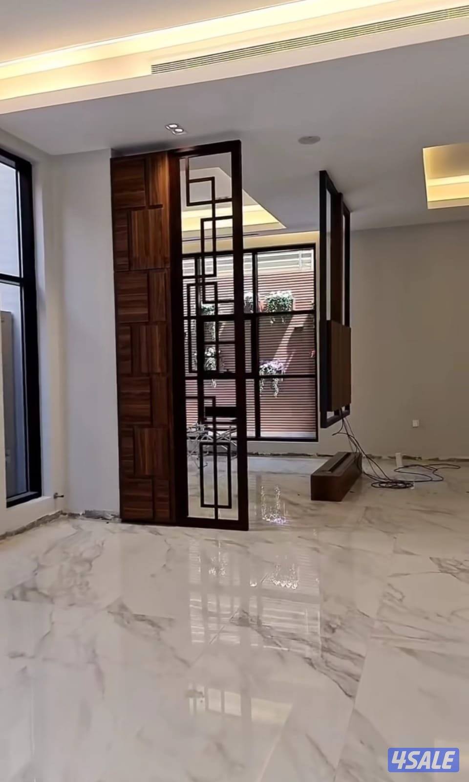 ديكورات خشب بديل شابرد تربنتين ووييجارات بديل حجر خلفيات تلفزيون درسنج6