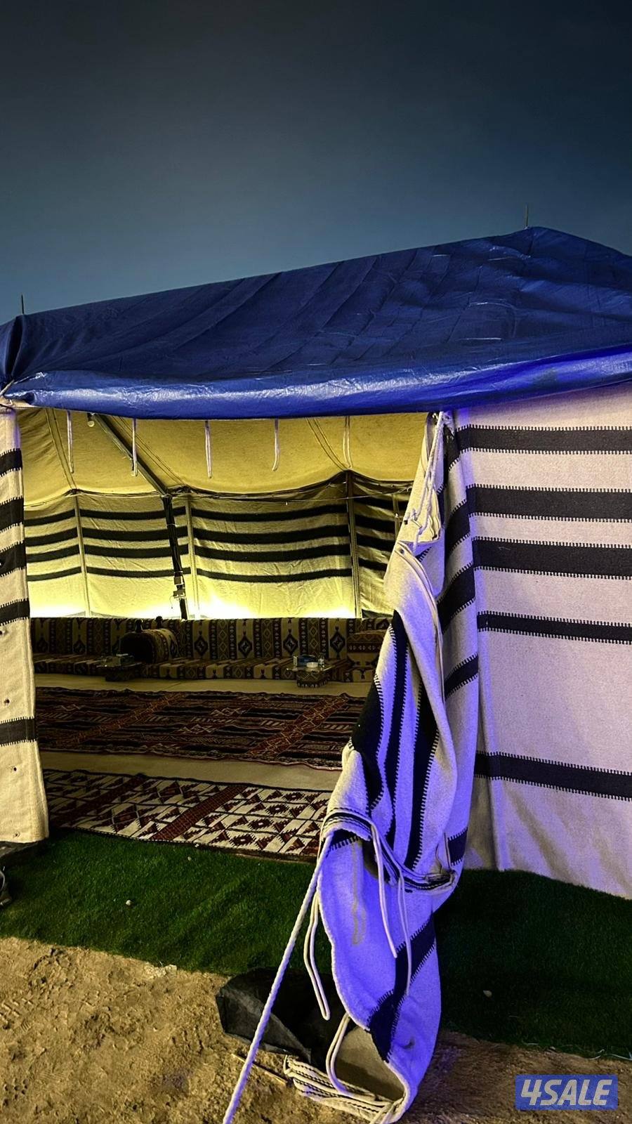 للايجار مخيم مقابل مزارع صليبيه عرض يوم السبت 20دك3