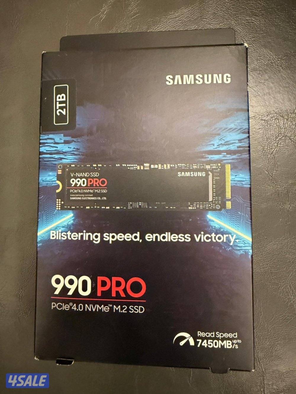M.2 Samsung 990pro 2 TB جديد بالكرتون لم يفتح، قابل للمساومة0