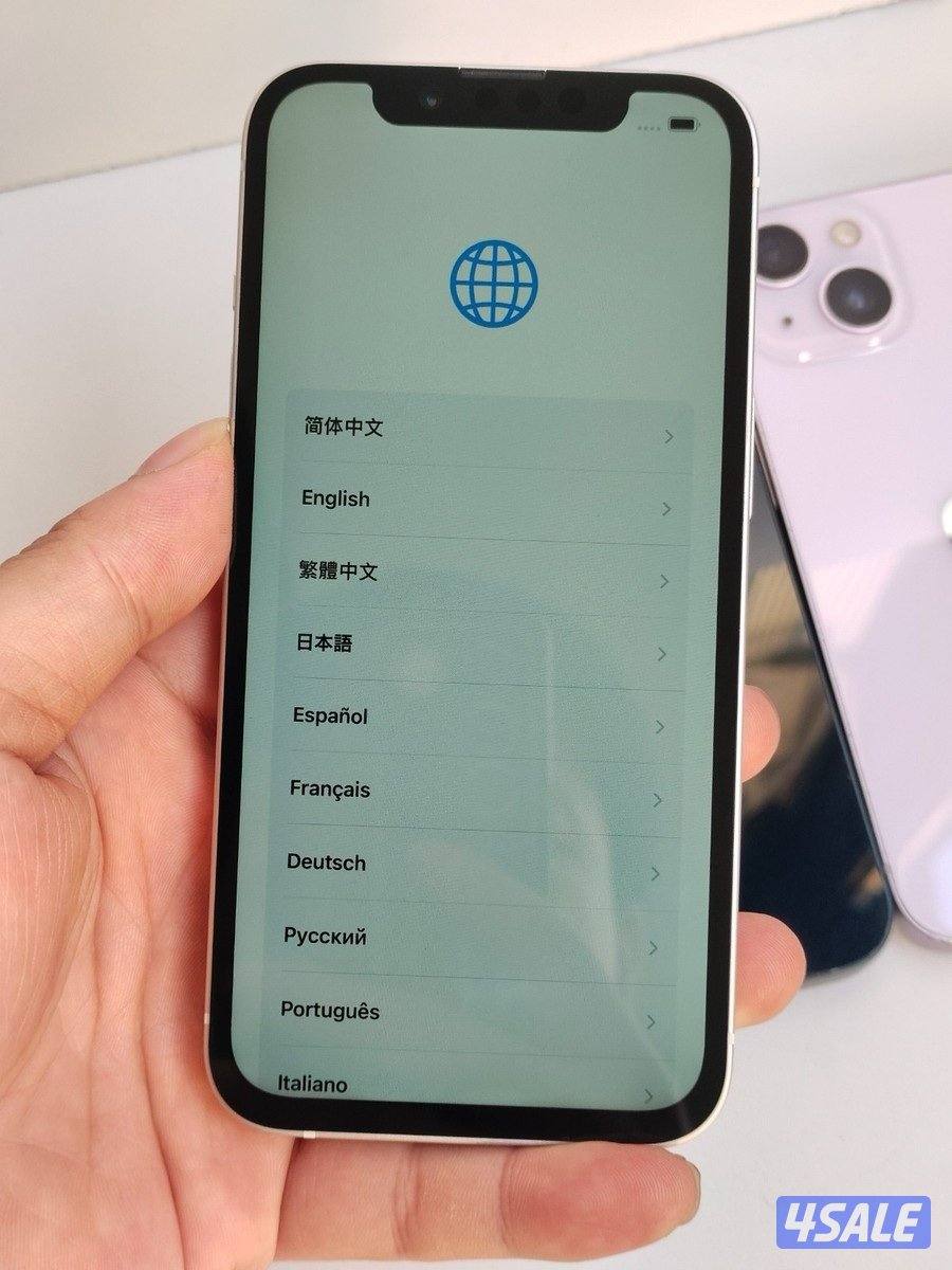 ايفون 14عادي 128 قيقا بطاريه 915