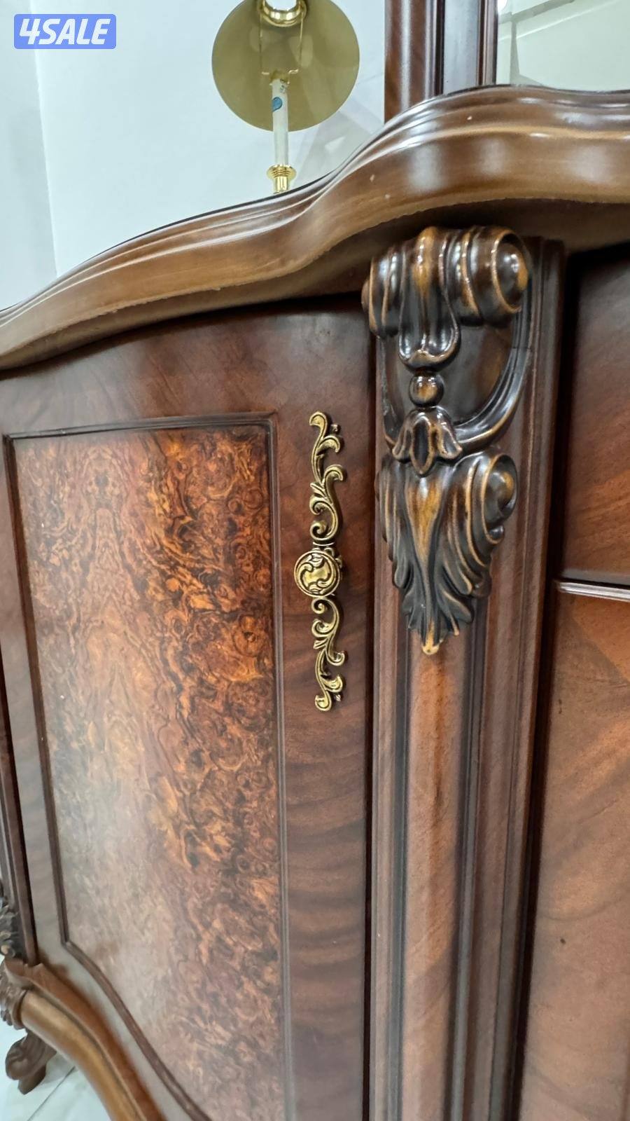 غرفة طعام خشب كاملة متكونه من ٣ قطع و ١٠ كراسي Complete Dining Room7