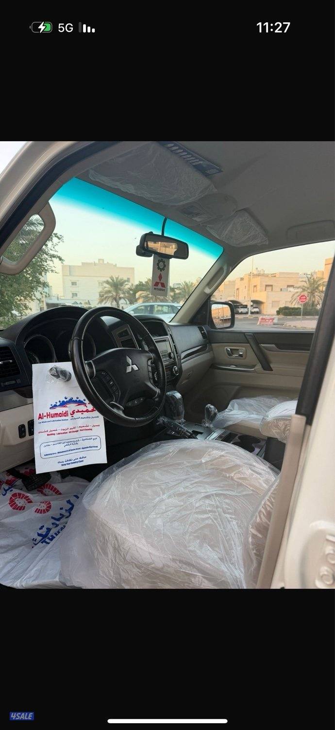 للبببع باجيرو الملا موديل 2022 ابيضّ صدفي صبغ وكاله ماشي 924