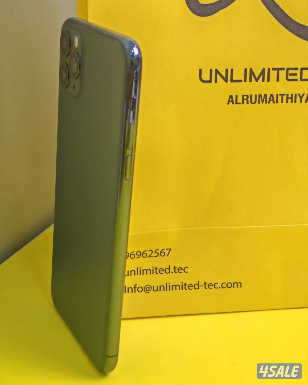 iPhone 11 Pro Max 256GB Green – Battery 74% ايفون 11 برو ماكس أخضر2