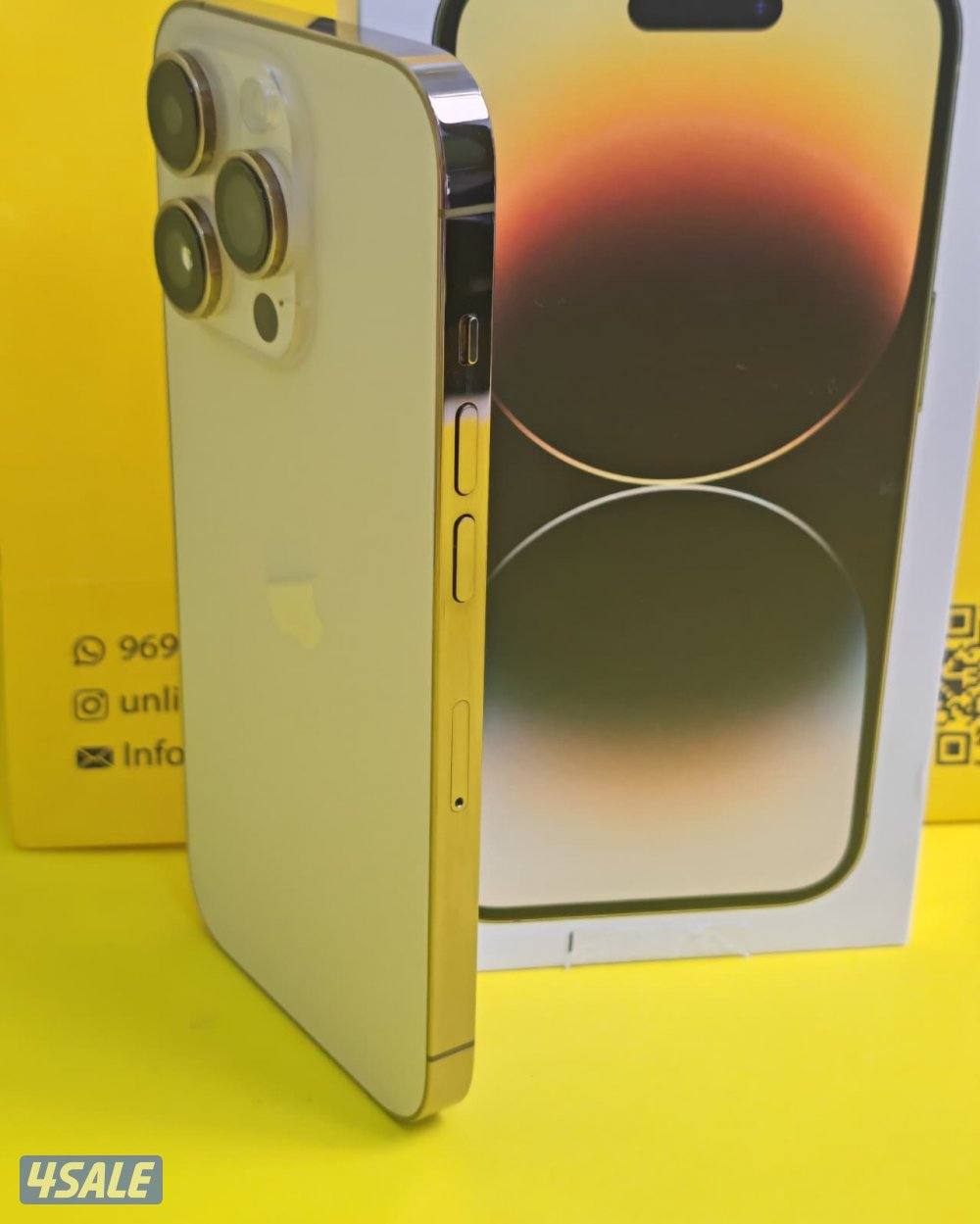 iPhone 14 Pro 256GB Gold – Battery 87% ايفون 14 برو 256 جيجا ذهبي2