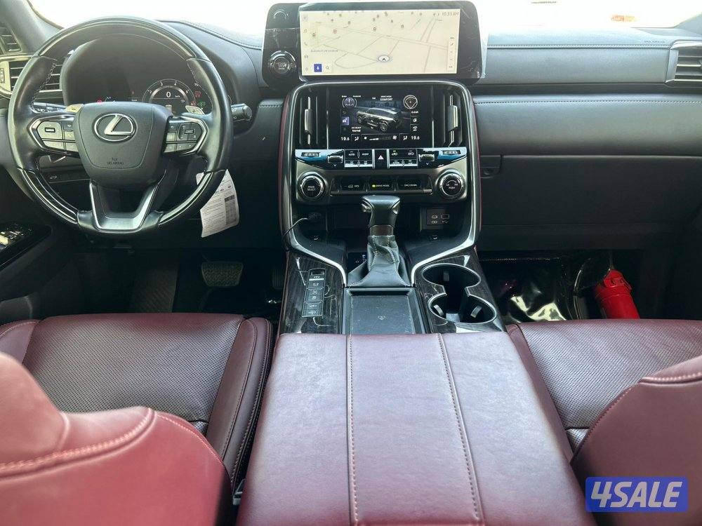 لكزس LX600 درجة ثانيه  twinturbo .V6 موديل 2023 ماشى 81.000 k.m7