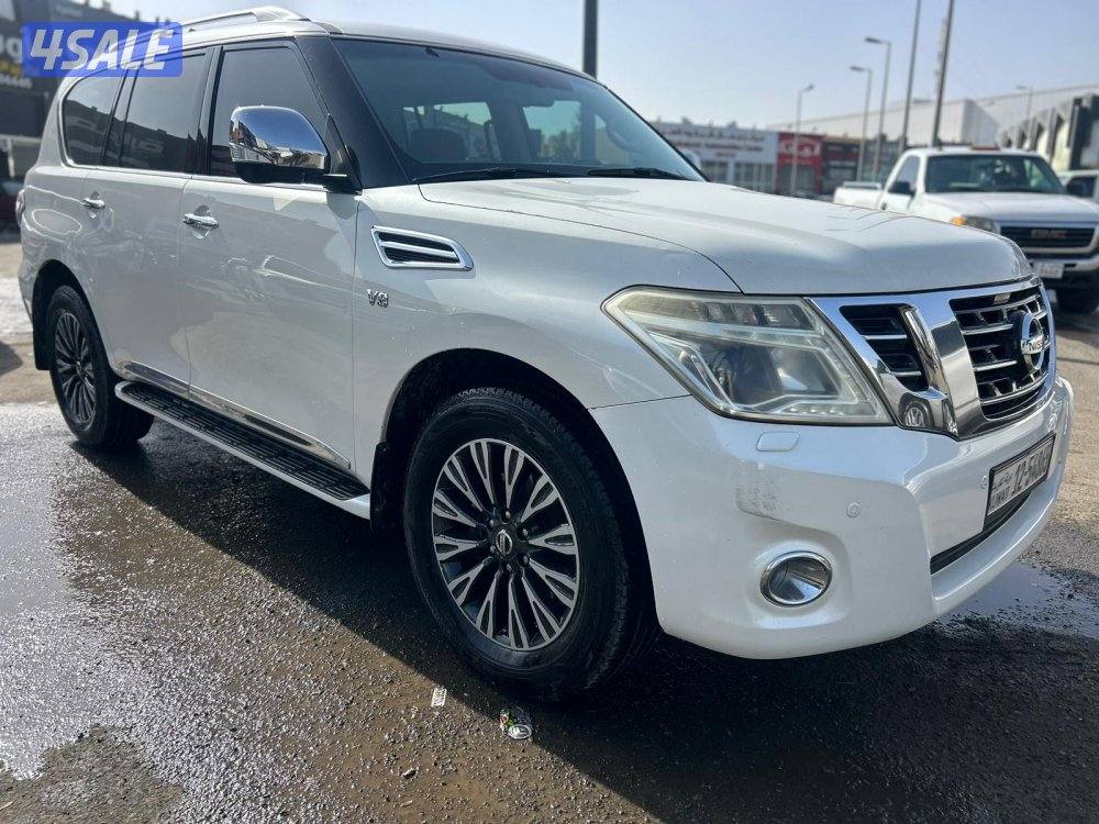 نيسان باترول بلاتنيوم.V8 موديل 2014 ماشى 257.000 k.m وارد البابطين .1